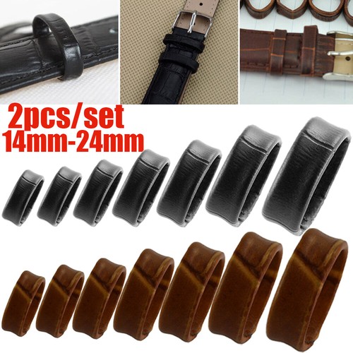 2pcs replacement leather watch - 2pcs,